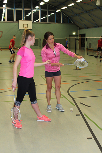 Nele beim Probetraining mit Ramona Lullack