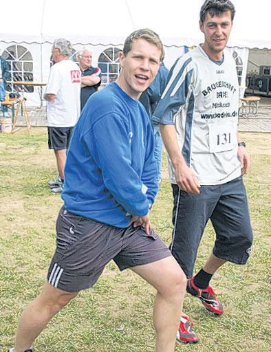 Aufwärmung muss sein. Das galt auch für Stefan Burmeister. Aufwärmung muss sein. Das galt auch für Stefan Burmeister.