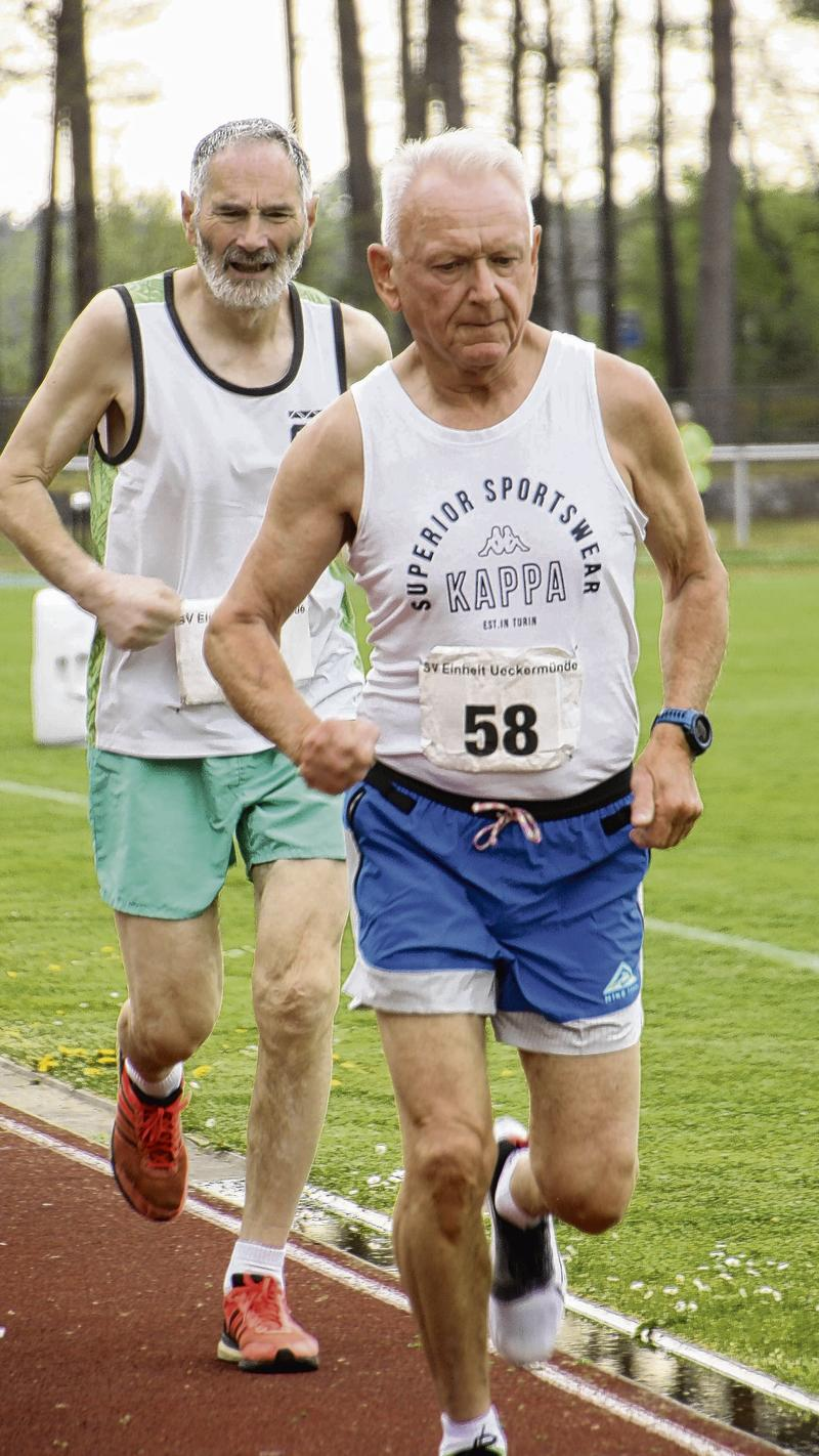 Manfred Rau, Jatznick, verpasst kaum ein Laufcup-Rennen.