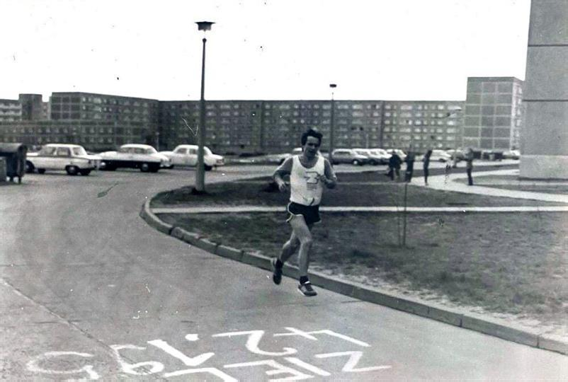 Martin Dieckmann war der erste Sieger des Haffmarathons. Martin Dieckmann war der erste Sieger des Haffmarathons.