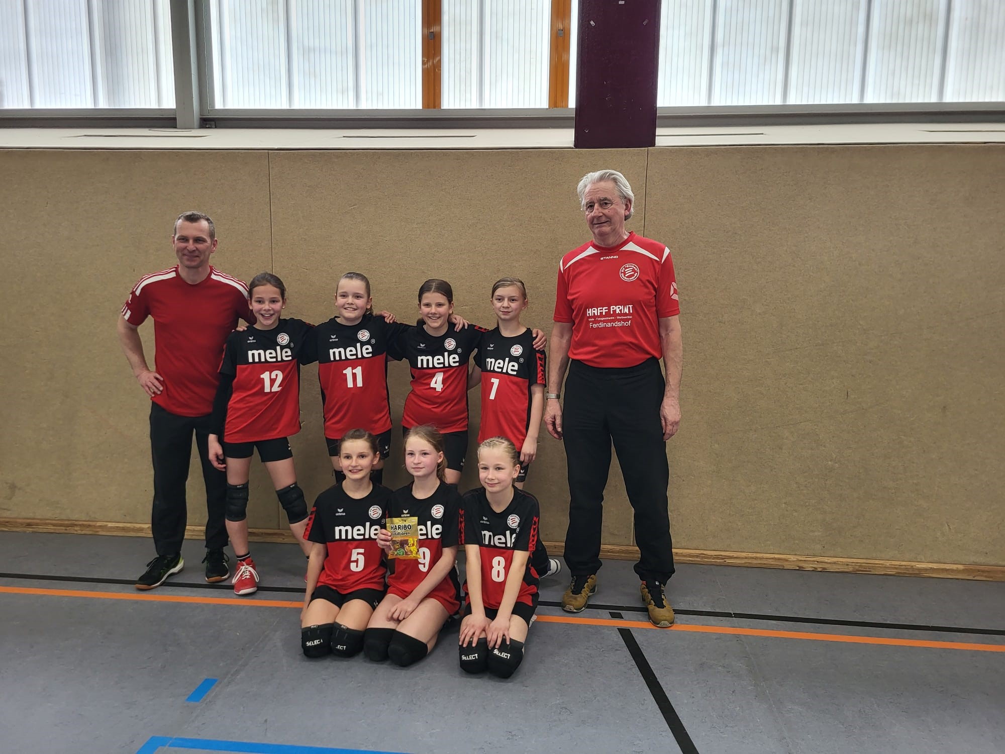 Trainer Detlef Rühl, Co-Trainer Markus Bielenberg, U12-Team, Foto: ZVG