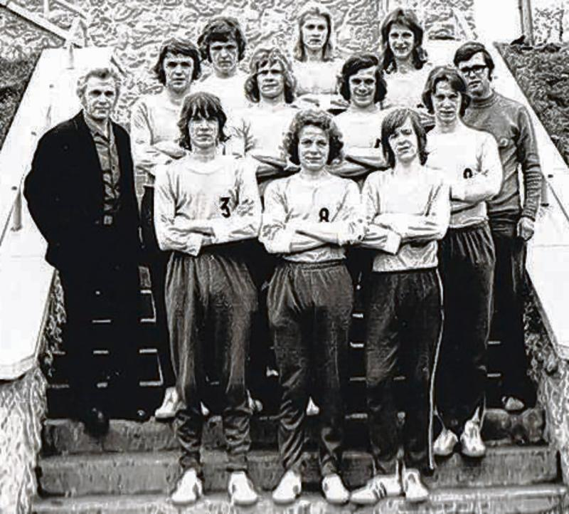 So sah die Mannschaft aus, die für Ueckermünde 1975 den DDR-Meistertitel holte. Foto: ZVG So sah die Mannschaft aus, die für Ueckermünde 1975 den DDR-Meistertitel holte. Foto: ZVG
