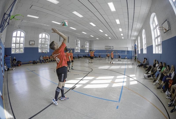 Zum zweiten Mal in dieser Saison ist die Sporthalle Regionale Schule in Ueckermünde Schauplatz für eine Dreierrunde in der Volleyball-Landesliga. Foto: Andy Bünning