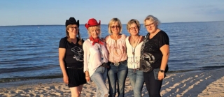 Linedancer des SV Einheit Ueckermünde in Mönkebude. Foto: ZVG