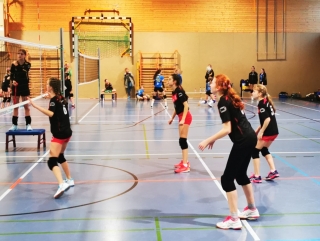 Die Mädchen des SV Einheit im Spielbetrieb. Foto: ZVG