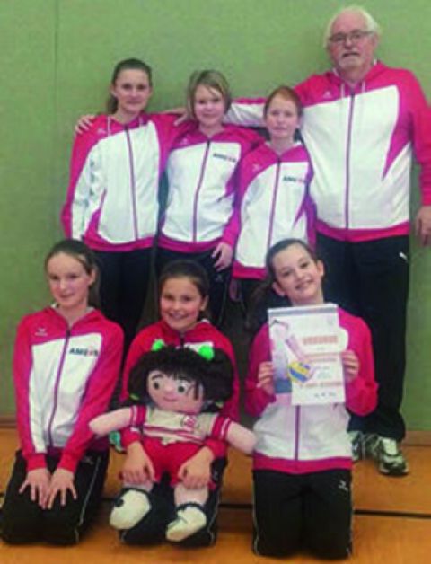 Volleyball-Kids überraschen