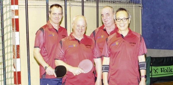 Sie haben sich fürs Landesfinale qualifiziert: Jörn Klünder, Mario Lejeune, Roland Brüsch und Tuan Trinh. Foto: zvg