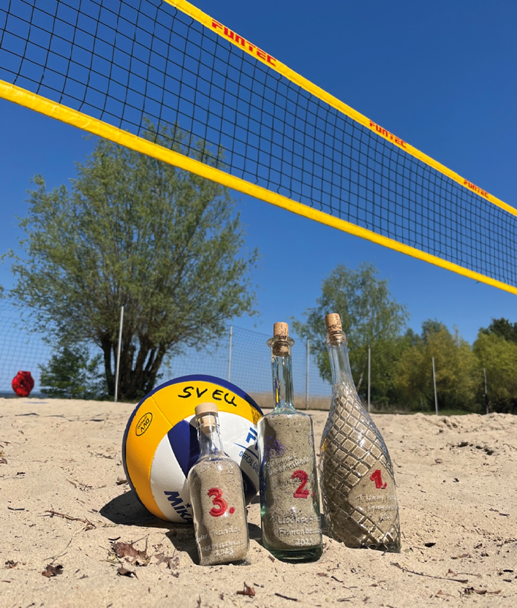 Pokale für die Gewinner.