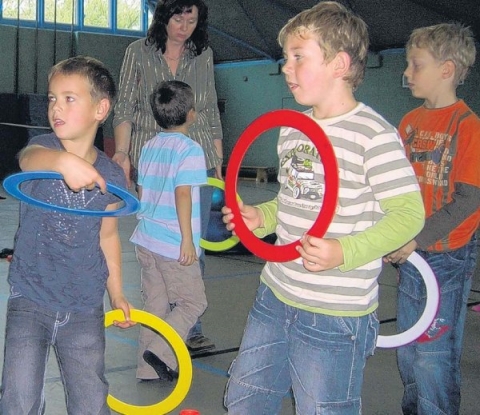 Hüpfburg verführt zum Herumtoben