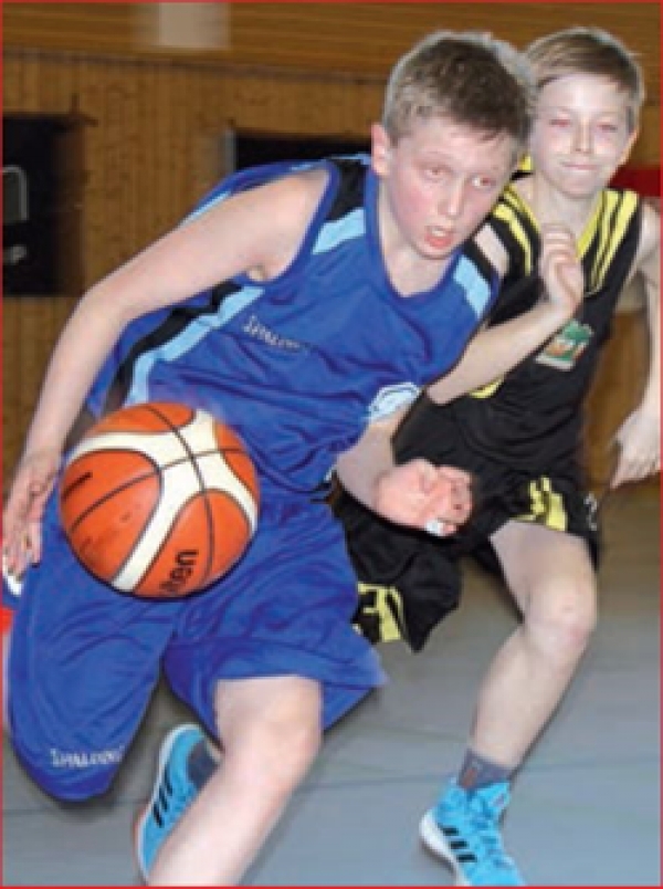 Basketballtalent Jacy unterwegs