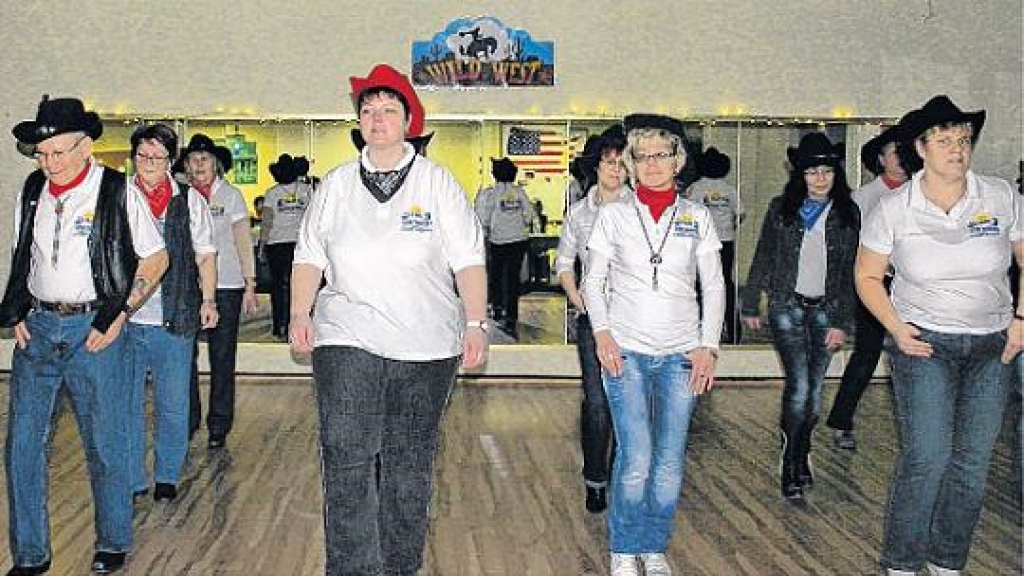 Männer sind bei den Haff- Line- Dancern gefragt
