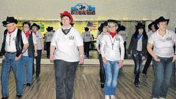 Männer sind bei den Haff- Line- Dancern gefragt