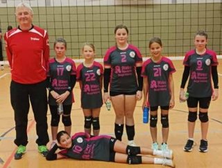 U14 Team des SV Einheit Ueckermünde mit Trainer Detlef Rühl