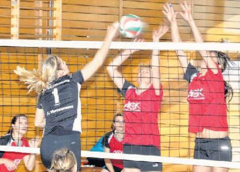 Haff- Volleyballerinnen haben doppelten Grund zur Freude